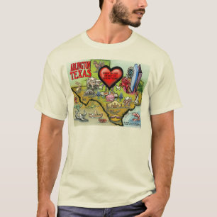 T-shirt Carte Carton Arlington Texas