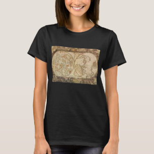 T-shirt Carte céleste du planisphère vintage par Joseph Mo