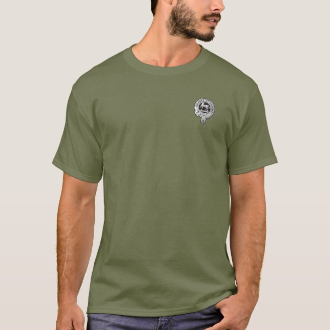 T-shirt Carte Clan Cochrane Crest & Tartan (Devant)