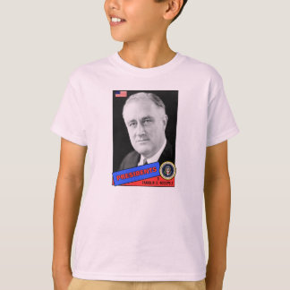 T-shirt Carte de baseball de Franklin D. Roosevelt