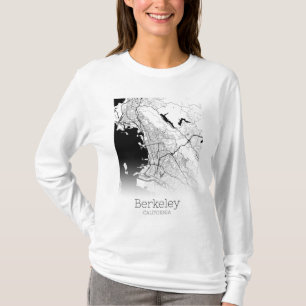 T-shirt Carte de Berkeley City