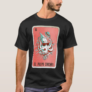 T-shirt Carte de bingo de loterie d'argot mexicain El Pulp
