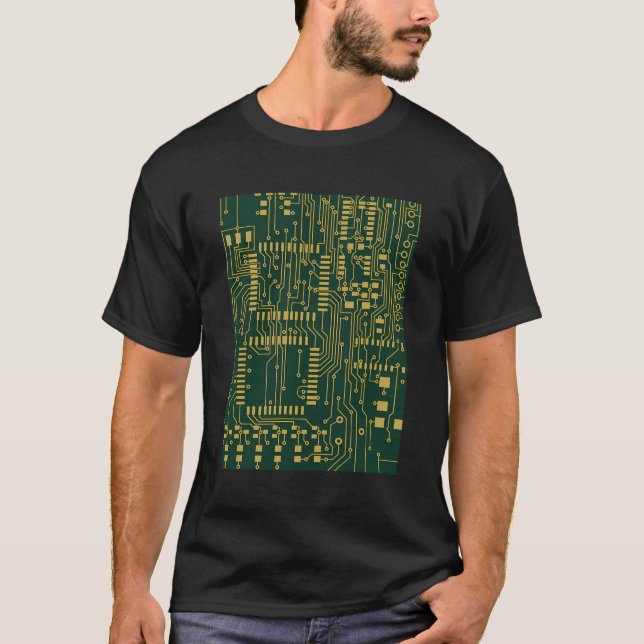 T-shirt Carte de circuits informatiques - Electronics Tech (Devant)