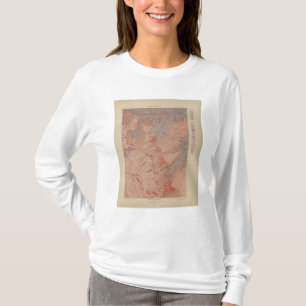 T-shirt Carte de géologie, pièce nationale de Yellowston