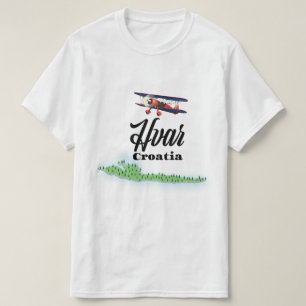 T-shirt Carte de Hvar Croatie