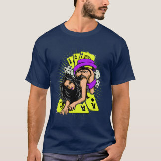 T-shirt Carte de jeu Sey Girl drôle de famille