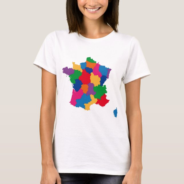 T-shirt Carte de la France (Devant)