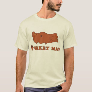 T-shirt Carte de la Turquie