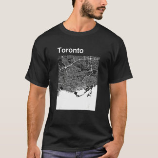 T-shirt Carte de la ville classique de Toronto