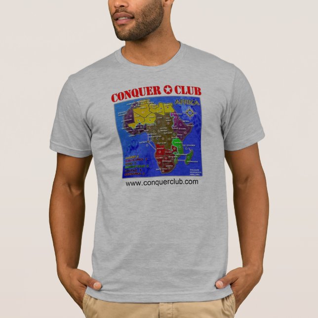 T-shirt Carte de l'Afrique (Devant)