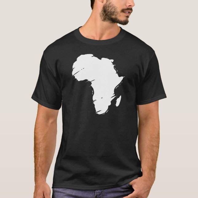 T-shirt Carte de l'Afrique (Devant)