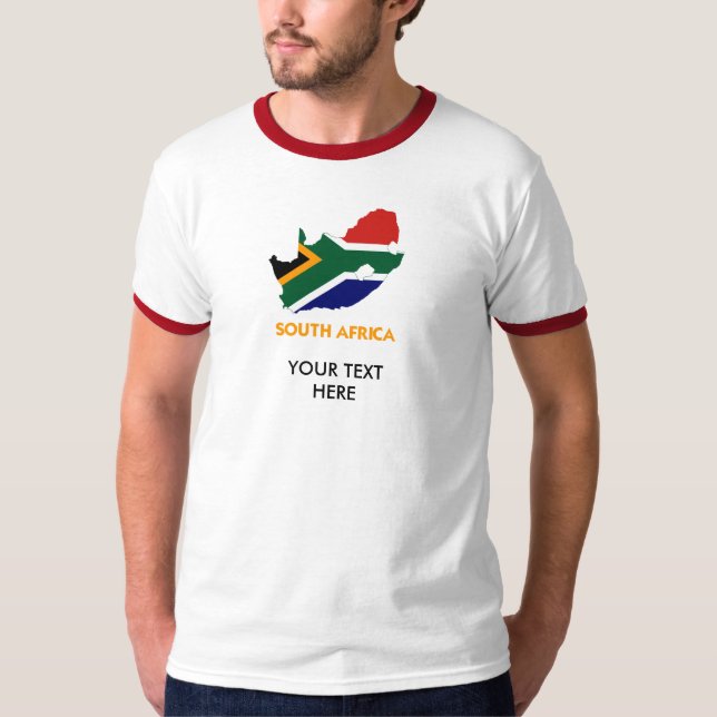 T-SHIRT CARTE DE L'AFRIQUE DU SUD (Devant)