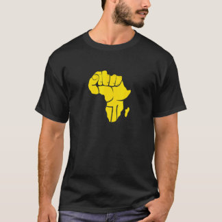 T-shirt Carte de l'Afrique Poing