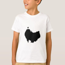 Carte de l'Australie Down Under Punition Visuelle 