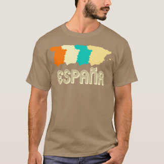 T-shirt Carte de l'Espagne