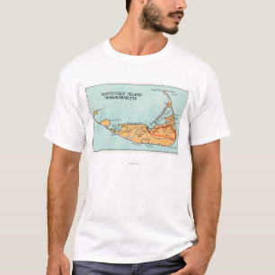 T-shirt Carte de l'île