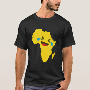 T-shirt Carte de Lol Happy Lmao Africa