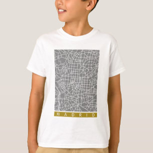 T-shirt Carte de Madrid