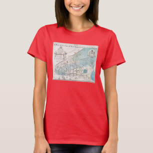 T-shirt Carte de New York, 1728