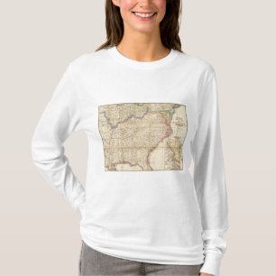 T-shirt Carte de Seat de guerre civile en Amérique