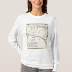 T-shirt Carte de section de T2021S R2021E Tulare County