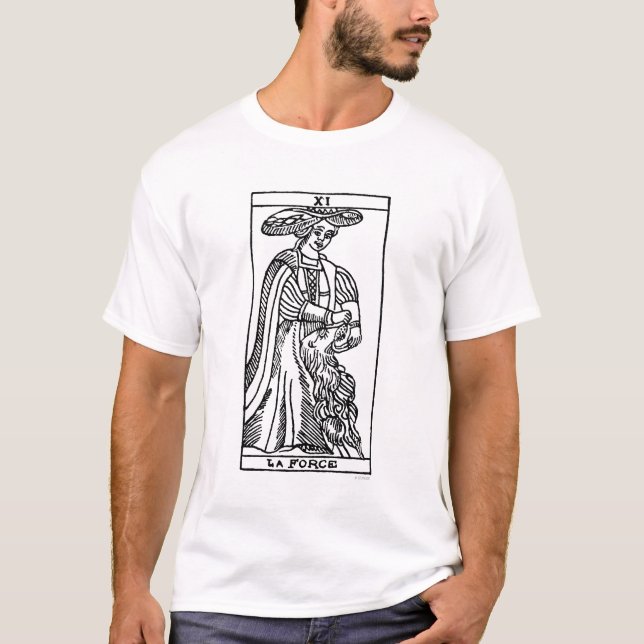 T-shirt Carte de tarot : Force (Devant)