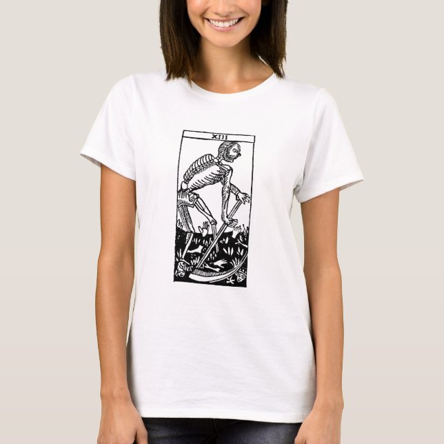 T-shirt Carte de tarot : La mort (Devant)