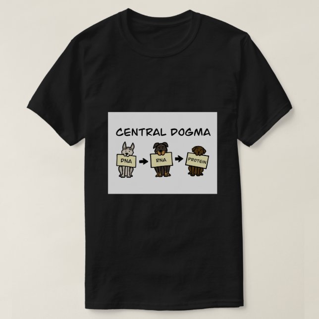 T-shirt Carte de voeux des chiens de Dogma Central (Design devant)