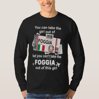 T-shirt Carte d'embarquement Foggia Fille de Foggia Fogg