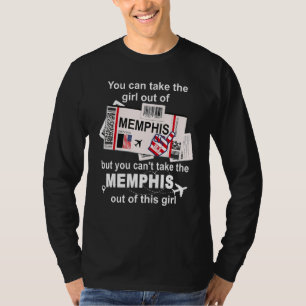 T-shirt Carte d'embarquement Memphis Fille de Memphis