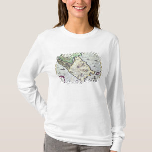 T-shirt Carte des détroits de Magellan, Patagonia
