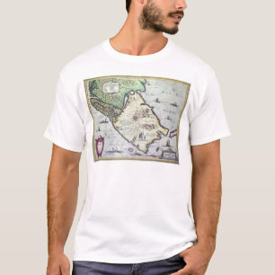 T-shirt Carte des détroits de Magellan, Patagonia
