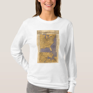 T-shirt Carte des états atlantiques