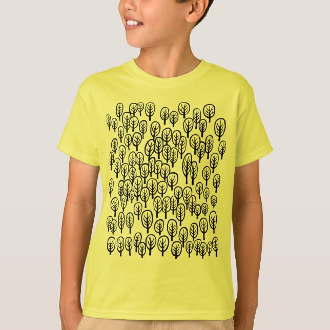 T-shirt Carte des forêts (Devant)