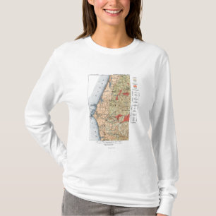 T-shirt Carte d'étude géologique des USA