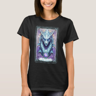 T-shirt Carte Devil Tarot Halloween Dragon Pastel Goth Wit