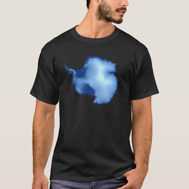 T-shirt Carte d'examen médical de l'Antarctique (Devant)