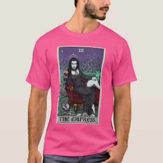 T-shirt Carte d'impératrice pour femmes Halloween Vampire 
