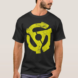 T-shirt Carte Dj Record Vinyl Tourne-disque 45 Tr/Min