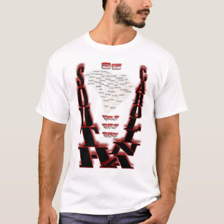 T-shirt Carte du comté de Sc