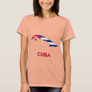 T-SHIRT CARTE DU CUBA