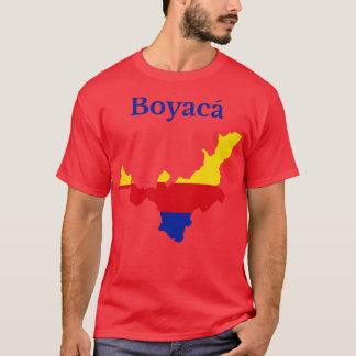 T-shirt Carte du département de Boyaca Colombie
