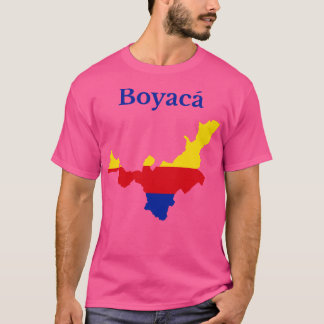 T-shirt Carte du département de Boyaca Colombie