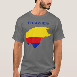 T-shirt Carte du département de Guaviare Colombie