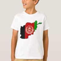 Carte du drapeau afghan