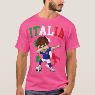 T-shirt Carte du drapeau italien Italia Boy Italie