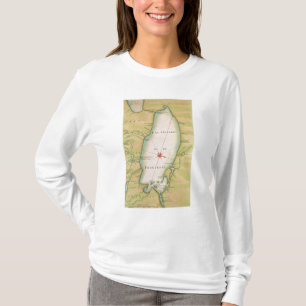 T-shirt Carte du lac Ontario