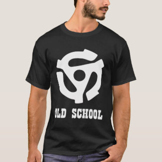 T-shirt Carte du lecteur d'enregistrement blanc de 45 cv