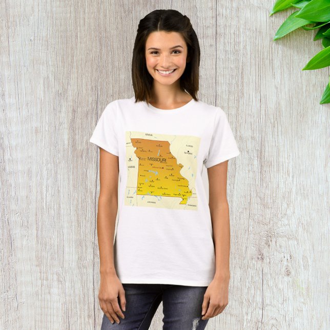 T-shirt Carte Du Missouri (Créateur téléchargé)