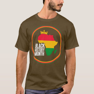 T-shirt Carte du mois de l'histoire noire 13